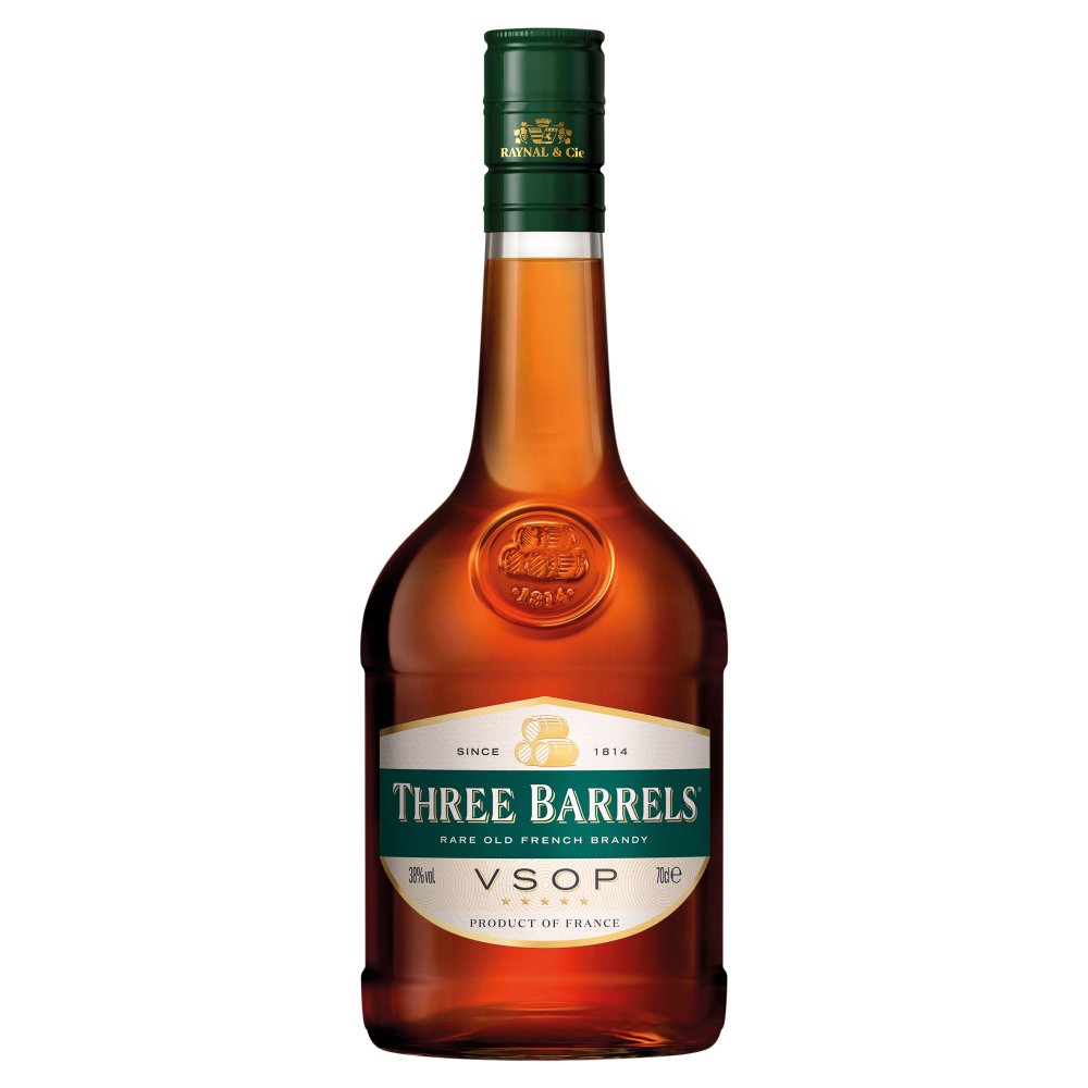 138725 Three Barrels Barndy PMP 1 x 70Cl - Image 1