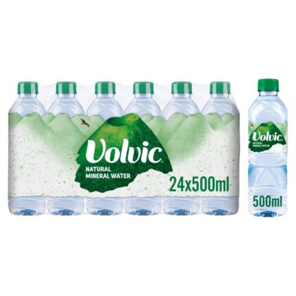 Volvic Natural Mineral Water 500ml x 24