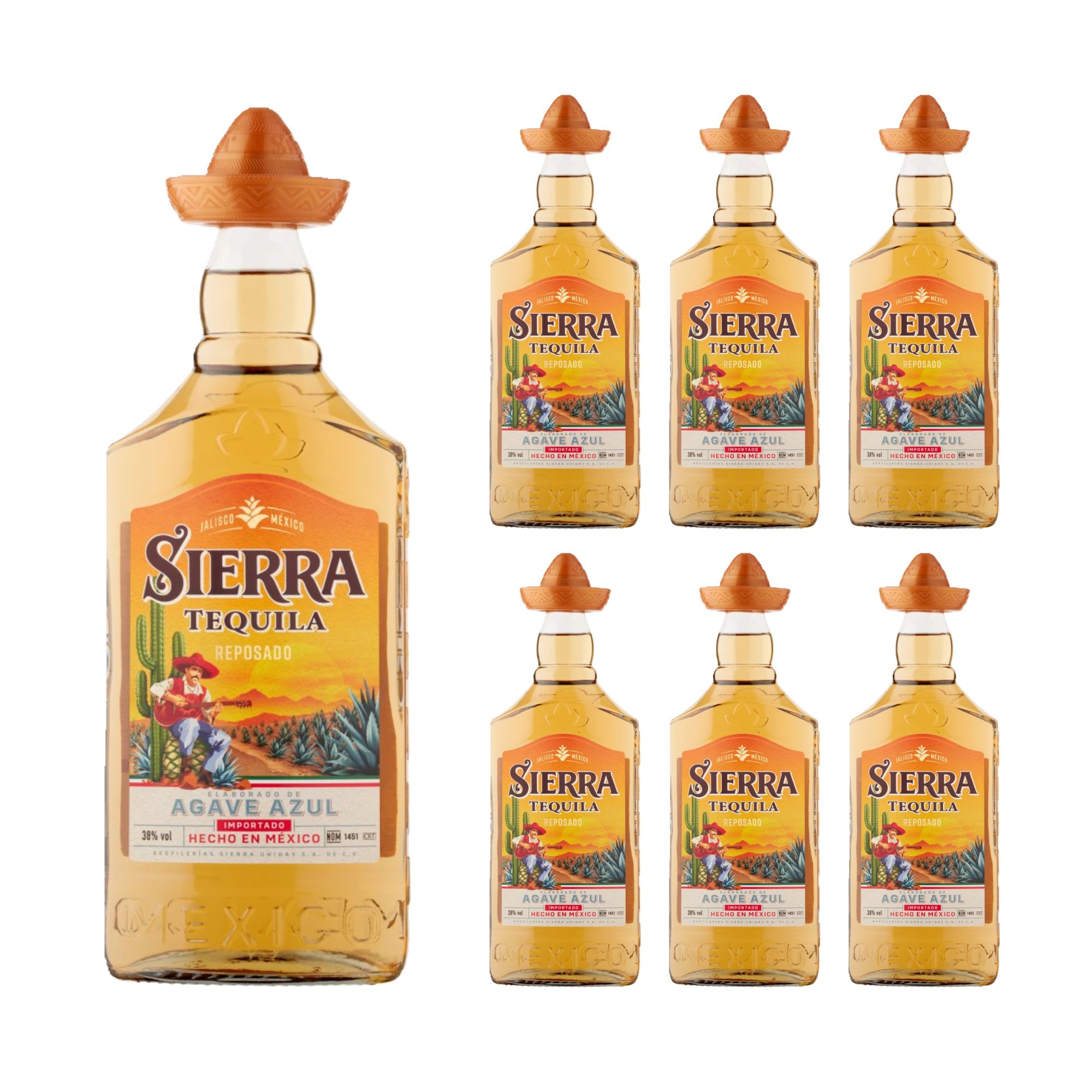 553177 (1) Sierra Tequila Reposado 6 x 70Cl - Image 1