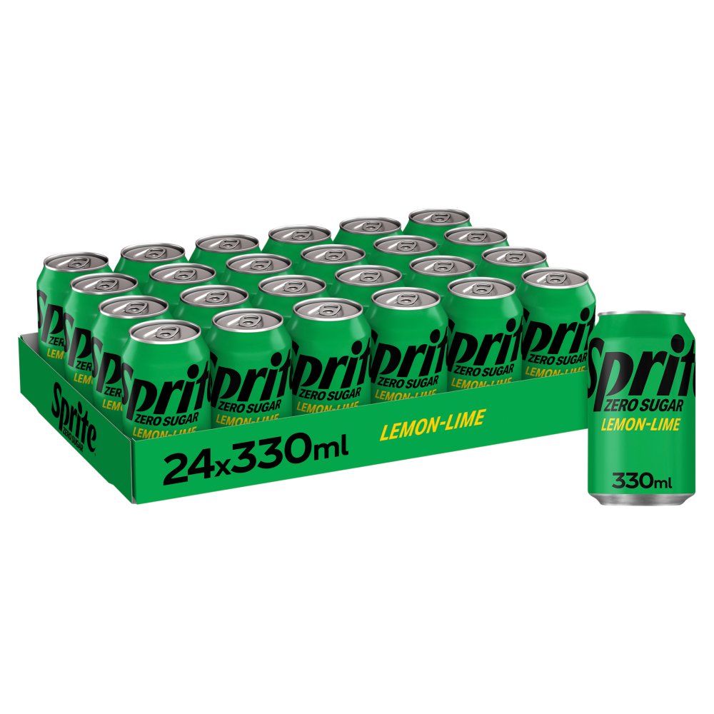 608454 Sprite Zero Sugar 330ml x 24 - Image 1