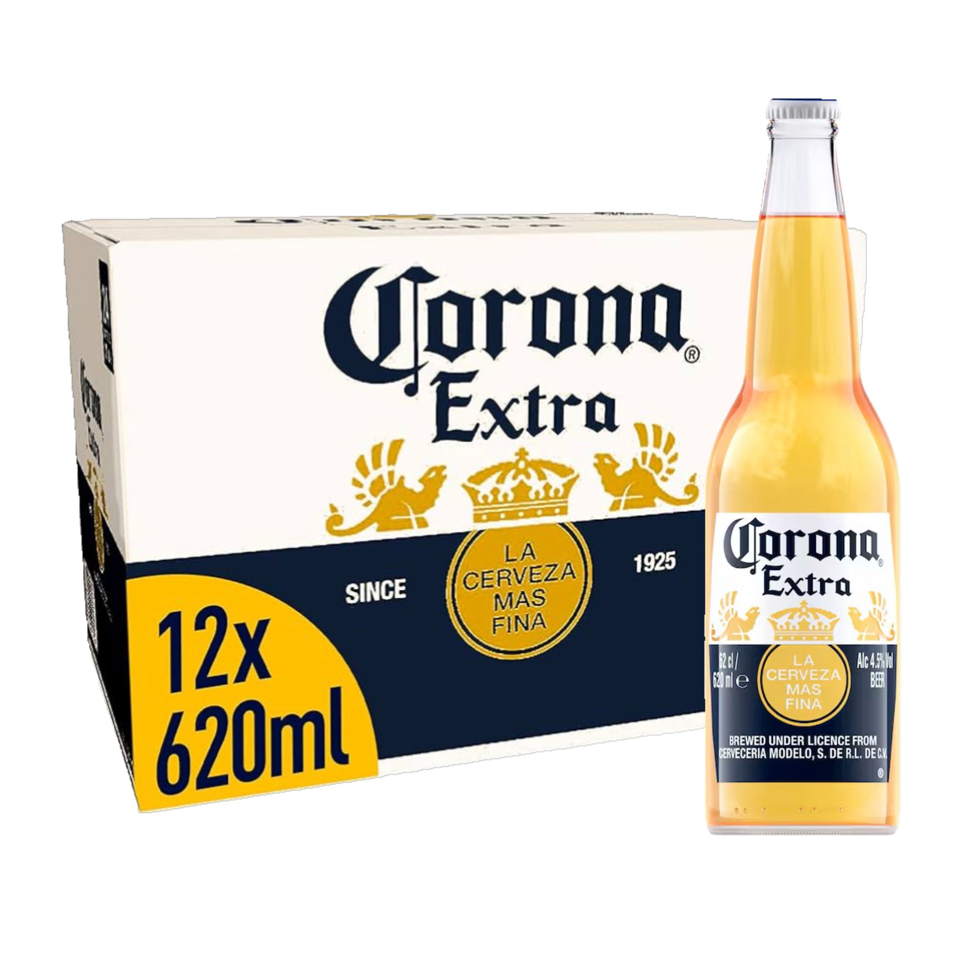 743304 (1) Corona Lager Beer Bottle 12 x 620ml - Image 1