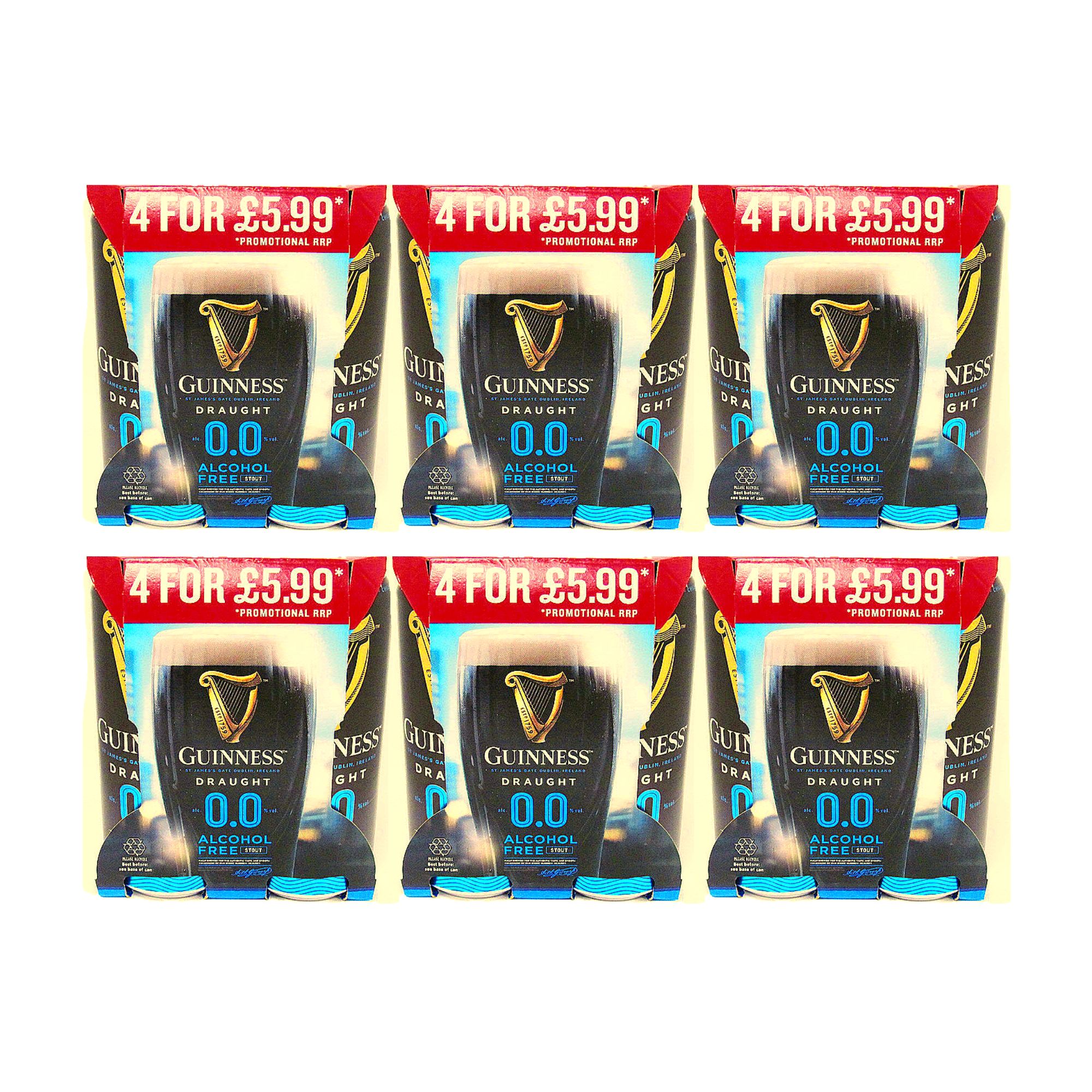 819628 (1) Guinness 0% 4pack PM £5.99 6 x 440ml × 4 - Image 1
