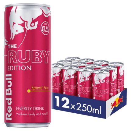 Red Bull Energy Drink Ruby Edition Spiced Pear 250ml x 12
