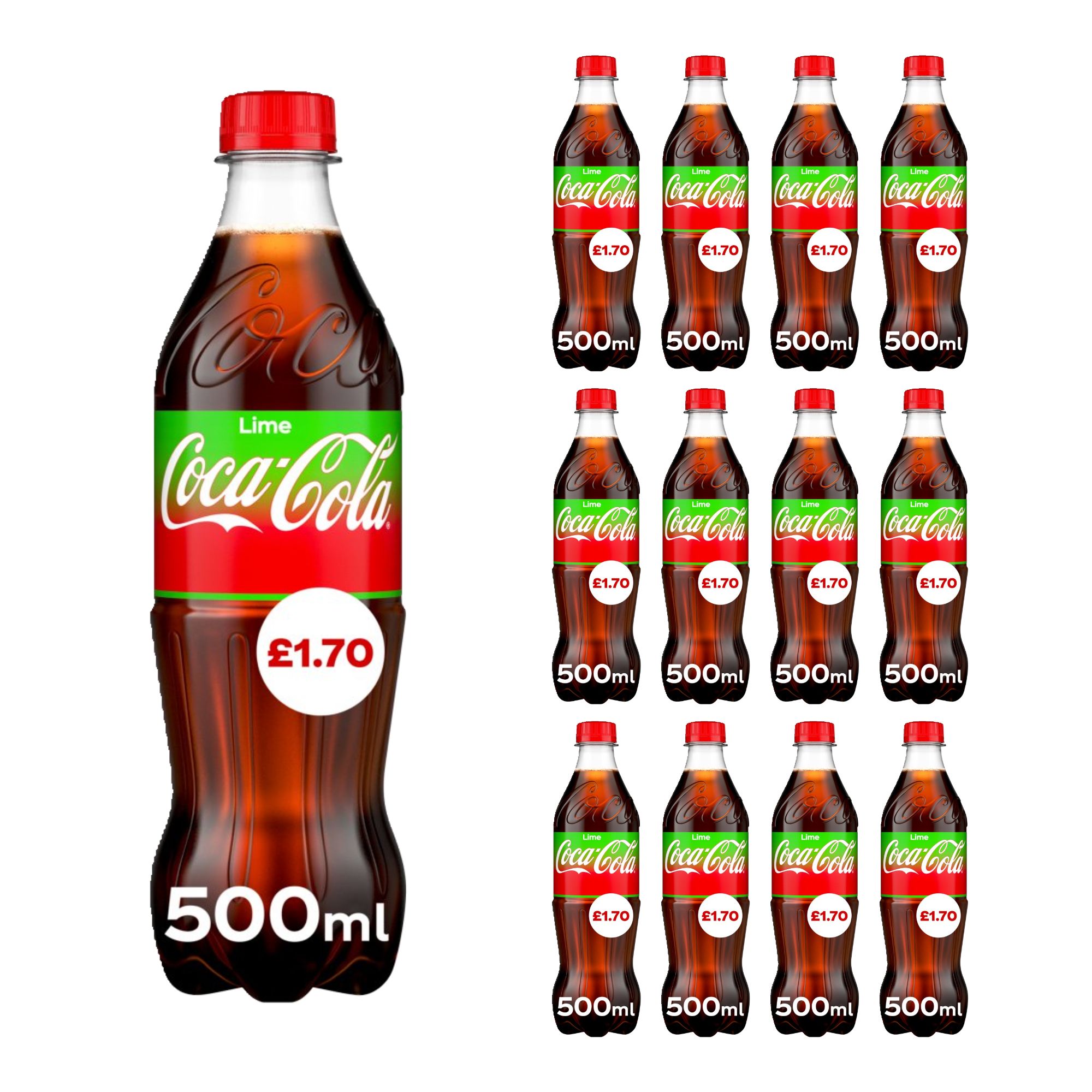 823189 (1) Coca-Cola Lime 500ml x 12 - Image 1