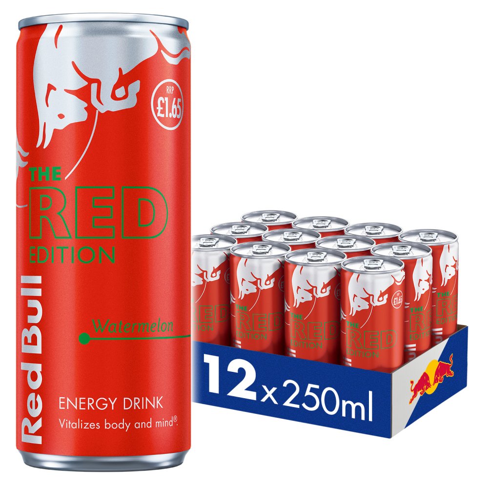 823924 Red Bull Energy Drink Red Edition 250ml x 12 - Image 1